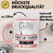 Parkour-Trainerin Geschenk Tasse Becher Die Frau Die Allen Kann Geschenkidee für eine Parkour-Trainerin Lustig Rosa Trendation