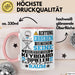 Keyboard-Spieler Geschenk Tasse Lustiger Spruch Erheben Sie Sich Der Keyboard-Spieler Betritt den Raum Rosa Trendation