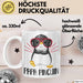 Papa Pinguin Tasse Geschenk Pinguin Liebhaber Vatertag Weiß Trendation