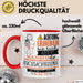 Rucksackreisende Tasse Geschenk Lustiger Spruch Bitte Erheben Sie Sich Seine Majestät Die Rucksackreisende Betritt Den Raum Rot Trendation