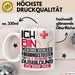 Medizinischer Fachangestellter Ausbildung Tasse Geschenk Ich Bin Medizinischer Fachangestellter In Der Ausbildung Ich Darf Das Geschenkidee Spruch Weiß Trendation