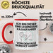 Kajakfahrer Geschenk Tasse Lustige Geschenkidee Geburtstag für Kajakfahrer Ich Bin Dieser Legendäre Kajakfahrer Von Dem Alle Geredet Haben Kaffee-Becher Rot Trendation