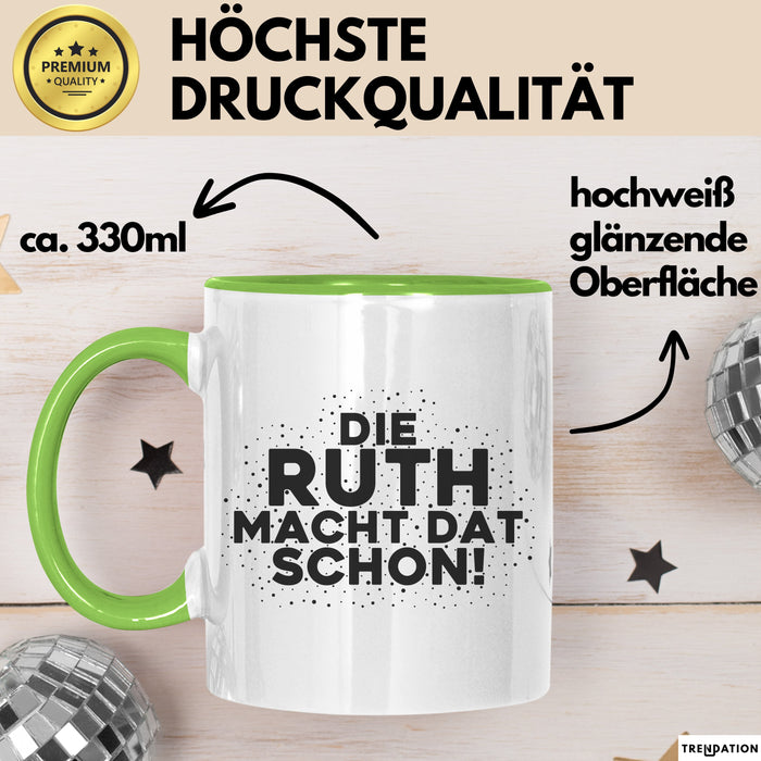 Ruth Tasse Die Ruth Macht Dat Schon Geschenk
