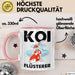Koi-Fisch Tasse Geschenk Koi Flüsterer Koi Züchter Geschenkidee Becher Rosa Trendation