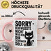 Sarkastische Katze Tasse Geschenk Lustige Geschenkidee Spruch Sorry Ich Wusste Nicht Was Ich Dir Schenken Soll Rosa Trendation