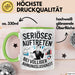 Sarkasmus Tasse Geschenkidee Erscheinung Mit Null Ahnung Grün Trendation
