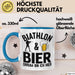 Biathlon Tasse Geschenk Wintersport Geschenke Biathlon Und Bier Darum Bin Ich Hier Ski Skifahrer Blau Trendation