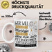 Pferderennen-Enthusiastin Tasse Geschenk Spruch Wer Will Schon Prinzessin Sein Wenn Man Auch Pferderennen-Enthusiastin Sein Kann Weiß Trendation