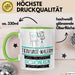 Tierkunst-Malerin Weil Es Keinen Schöneren Beruf Gibt Tasse Geschenk für Eine Tierkunst-Malerin Lustig Grün Trendation