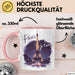 Frankreich Paris Eiffelturm Tasse Geschenk Lustige Geschenkidee Spruch Rosa Trendation