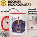 Frankreich Paris Eiffelturm Tasse Geschenk Lustige Geschenkidee Spruch Rot Trendation