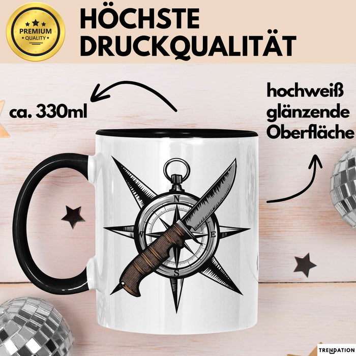 Survivalist Tasse Geschenkidee für Prepper und Outdoor Fans Trendation
