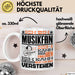 Musikfan Geschenk Tasse Geschenkidee für Musikfan Geburtstag Lustig Ich Bin Musikfan Ich Kann Es Dir Erklären Aber Nicht Für Dich Verstehen Weiß Trendation