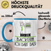 Geschenk für Bäckerin Tasse Lustige Geschenkidee Geburtstag Ich Bin Bäckerin Ich Darf Das Blau Trendation