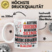Musikliebhaber Geschenk Tasse Lustiger Spruch Erheben Sie Sich Der Musikliebhaber Betritt den Raum Weiß Trendation