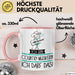 Geschenk für Country-Musikerin Tasse Lustige Geschenkidee Geburtstag Ich Bin Country-Musikerin Ich Darf Das Rosa Trendation