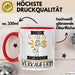 Verkäuferin Tasse Geschenk Becher Stark Attraktiv Furchtlos Verkäuferin Lustige Geschenkidee Rot Trendation