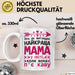Mama Чашка Geschenk Найкраща Мама Коли Пє Каву Подарунок Ukrainisch Kaffee Weiß Trendation