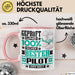 Pilot Geschenk Lustiger Spruch für Pilot Geschenkidee Bester Pilot Der Welt Rosa Trendation