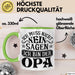 Opa Tasse Geschenk Bester Opa Geschenkidee Kaffee-Becher Geburtstag Ich Muss Nicht Nein Sagen Ich Bin Der Opa Grün Trendation