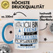 Popsängerin Tasse Geschenk Ich Bin Diese Eine Legendäre Popsängerin Von Der Alle Reden Geschenkidee Geburtstag Weihnachten Blau Trendation
