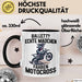 Motorcross Tasse Geschenk Ballett Echte Mädchen Fahren Motocross Trendation