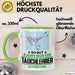 Tauchlehrer Geschenk Tasse So Gut Kann Nur Ein Tauchlehrer Aussehen Geschenkidee Kaffee-Becher Grün Trendation