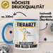 Tierarzt Tasse Geschenk für Tierarzt Der Mann Der Alles Kann Geschenkidee zum Geburtstag Blau Trendation