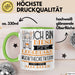 Musiktheoretikerin Tasse Geschenk Ich Bin Diese Eine Legendäre Musiktheoretikerin Von Der Alle Reden Geschenkidee Geburtstag Weihnachten Grün Trendation