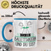 Balletttänzerin Tasse Geschenk Ich Bin Balletttänzerin Und Du So Geschenkidee Lustiger Spruch Becher Blau Trendation