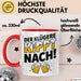Biertrinker Tasse Geschenk Lustige Geschenkidee Spruch Der Klügere Kippt Nach Rot Trendation