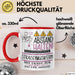 Straßenmusikerin Tasse Geschenk Lustig Abstand Halten Hochleistungs-Straßenmusikerin Mit Drang Zur Perfektion Bei Der Arbeit Rot Trendation