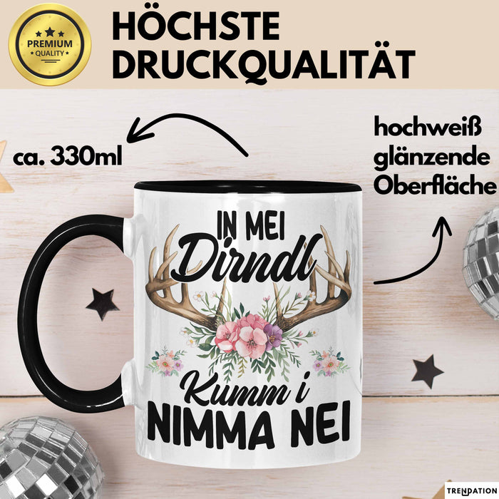 Oktober In Mei Dirndl Kumm I Nimma Nei Geschenk Tasse Becher Trendation