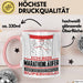 Marathonläufer Geschenk Tasse Ich Bin Marathonläufer Aber Sag Doch Einfach Superheld Lustige Geschenkdiee für Marathonläufer Kaffee-Becher Rosa Trendation
