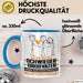 Schwiegergroßvater Geschenk Tasse Ich Bin Schwiegergroßvater Aber Sag Doch Einfach Superheld Lustige Geschenkdiee für Schwiegergroßvater Kaffee-Becher Blau Trendation