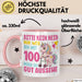 100. Geburtstag Tasse Frauen Geschenk Bitte Nur Kein Neid Nur Weil Ich mit 100 Noch So Gut Aussehe Mama Oma Rosa Trendation