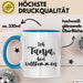 Tanja Tasse Ich Tanja, Bin Vollkommen Geschenk Blau Trendation