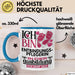 Entbindungspflegerin Ausbildung Start Geschenk Tasse Ich Bin Entbindungspflegerin In Der Ausbildung Ich Darf Das Kaffee-Becher Geschenkidee Blau Trendation