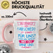 Büroarbeit Kollege Tasse Geschenk Lustige Geschenkidee Spruch Du Denkst Der Abschied Ist Schwer Für Uns Rosa Trendation