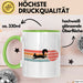 Eichhörnchen Tierliebhaber Retro Tasse Geschenk Lustige Geschenkidee Spruch Grün Trendation