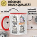 Arzt Einhorn Tasse Geschenk Lustige Geschenkidee Spruch Medizinische Fachangestellte Rot Trendation