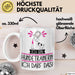 Geschenk für Hundetrainerin Tasse Lustige Geschenkidee Geburtstag Ich Bin Hundetrainerin Ich Darf Das Weiß Trendation