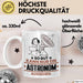 Astronom Geschenk Tasse So Gut Kann Nur Ein Astronom Aussehen Geschenkidee Kaffee-Becher Weiß Trendation