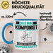 Komponist Tasse Geschenk für Komponist Geburtstag Lustiger Spruch Kaffee-Becher Was Ist Deine Superkraft Blau Trendation