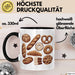 Arten Von Brot Tasse Geschenk Brotarten Baguette Croissant Bagel Kaffee-Becher Trendation