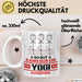 Yogi Geschenk Tasse So Gut Kann Nur Ein Yogi Aussehen Geschenkidee Kaffee-Becher Weiß Trendation