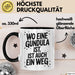 Gundula Tasse Geschenk Wo Eine Gundula Ist Ist Auch Ein Weg Geschenkidee Becher mit Name Schwarz Trendation