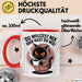 Sarkastische Katze Tasse Geschenk Lustige Geschenkidee Spruch Du Wolltest Nix Hier Hast Du Nix Rot Trendation