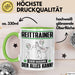 Reittrainer Tasse Geschenk für Reittrainer Der Mann Der Alles Kann Geschenkidee zum Geburtstag Grün Trendation