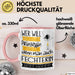 Fechterin Tasse Geschenk Spruch Wer Will Schon Prinzessin Sein Wenn Man Auch Fechterin Sein Kann Rosa Trendation